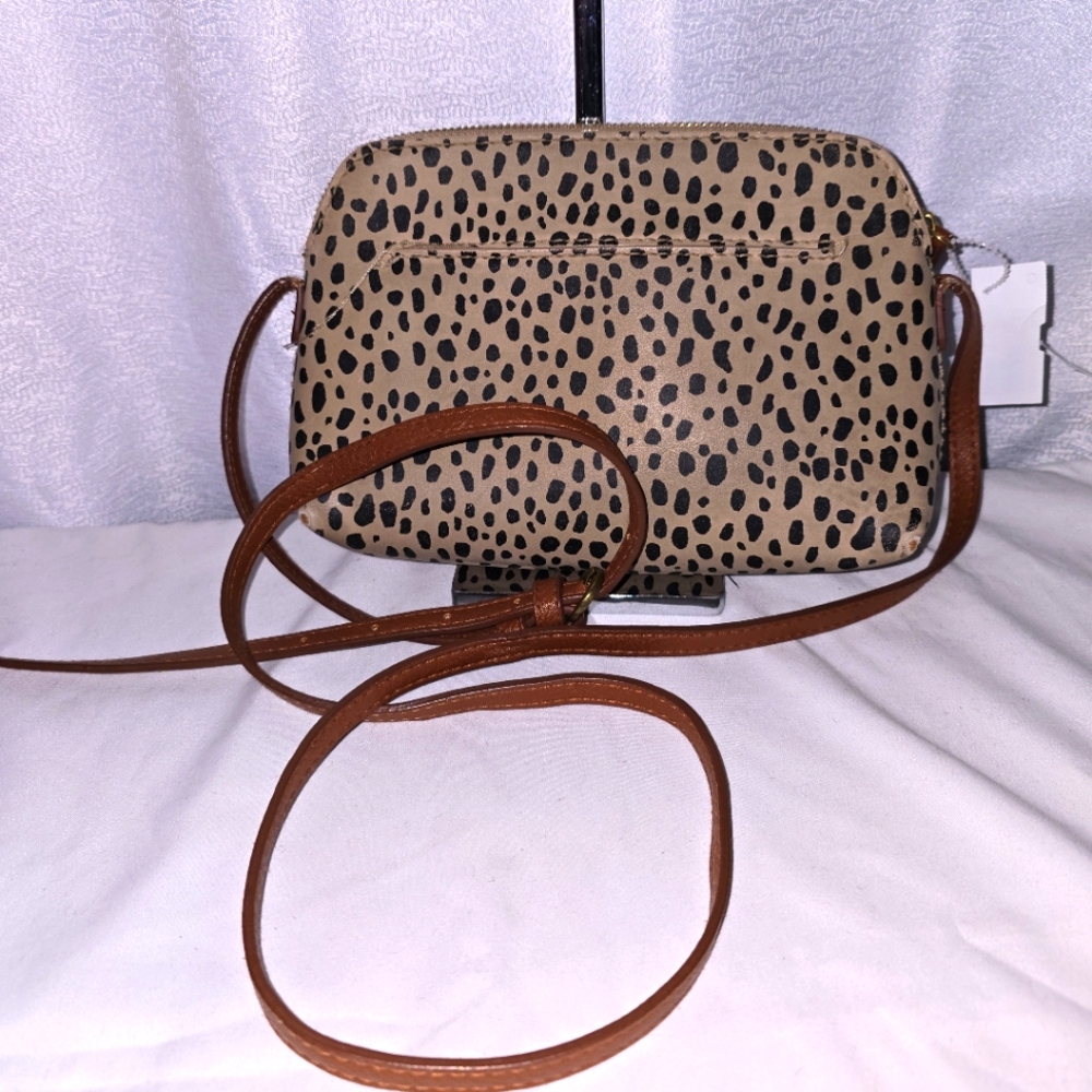Universal Thread Leopard Print Swing Crossbody Bag - image 1